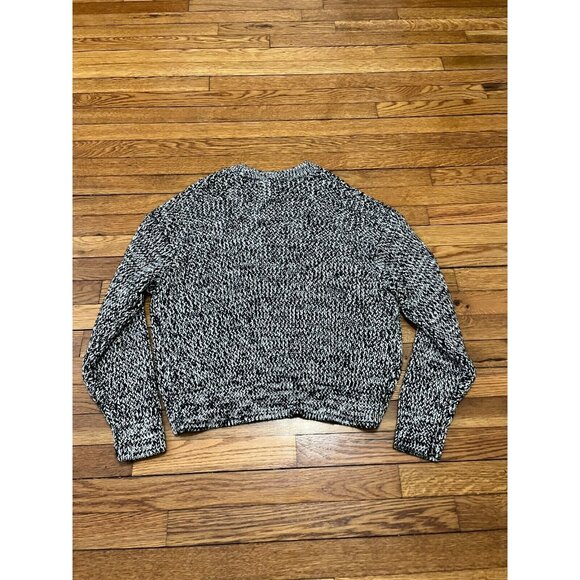 H&M Women's Wool Blend Sweater Black/White Chunky Knit Size Small NWT $29.99 - Picture 4 of 4